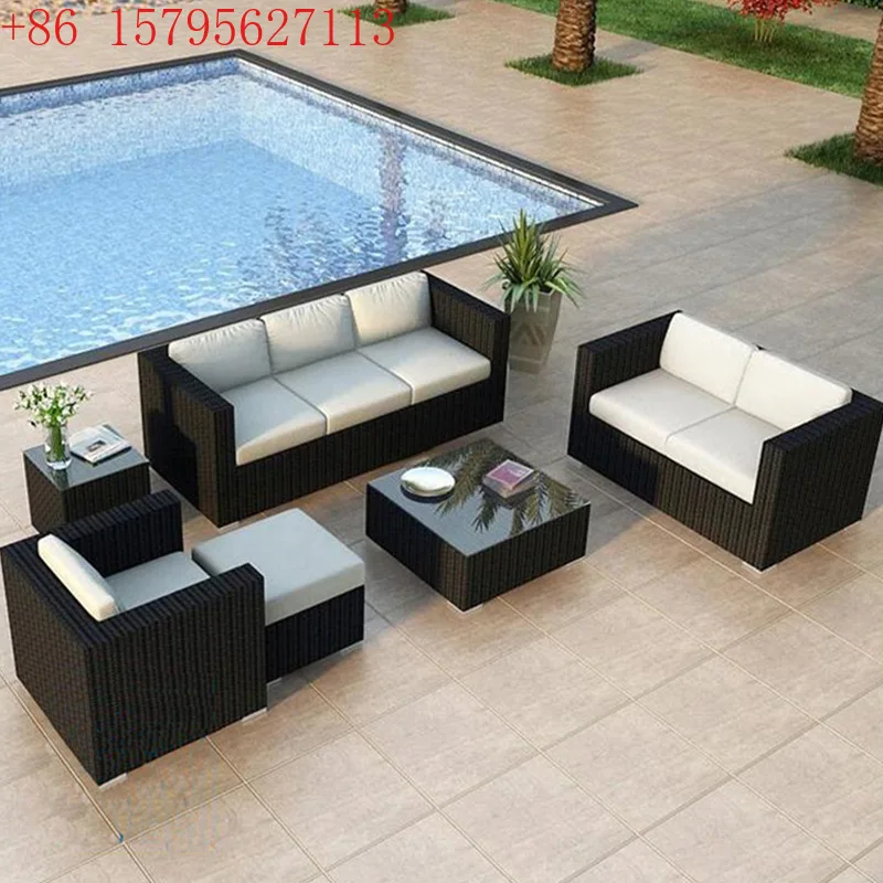 Outdoor rattan sofa courtyard balcony outdoor waterproof leisure sofa terrace living room sun room rattan sofa combination
Outdoor rattan sofa courtyard balcony outdoor waterproof leisure sofa terrace living room sun room rattan sofa combination