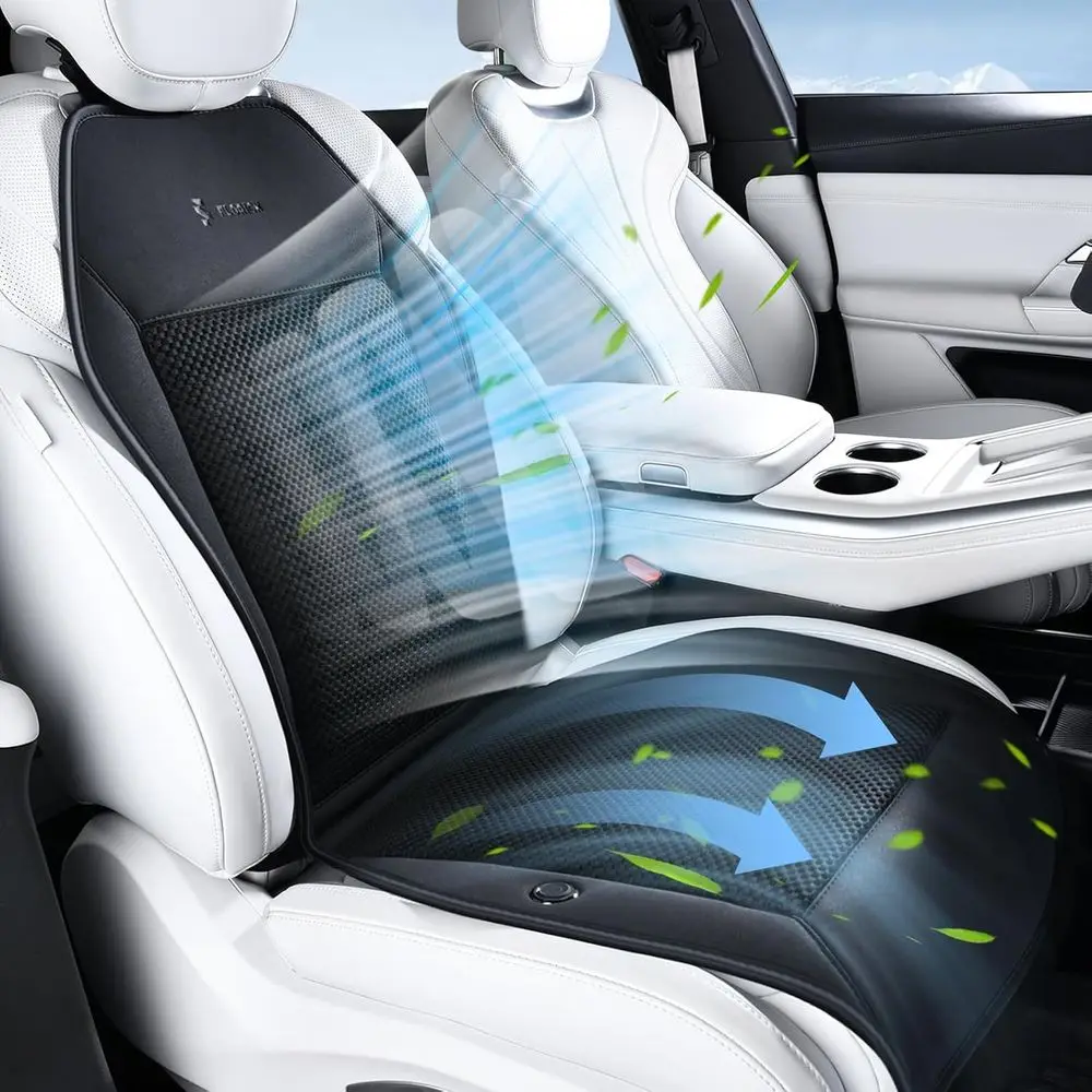3-Speed Adjustable Ventilated Car Seat Cushion, 12V-24V, Cooling & Suction for Summer Driving
3-Speed Adjustable Ventilated Car Seat Cushion, 12V-24V, Cooling & Suction for Summer Driving