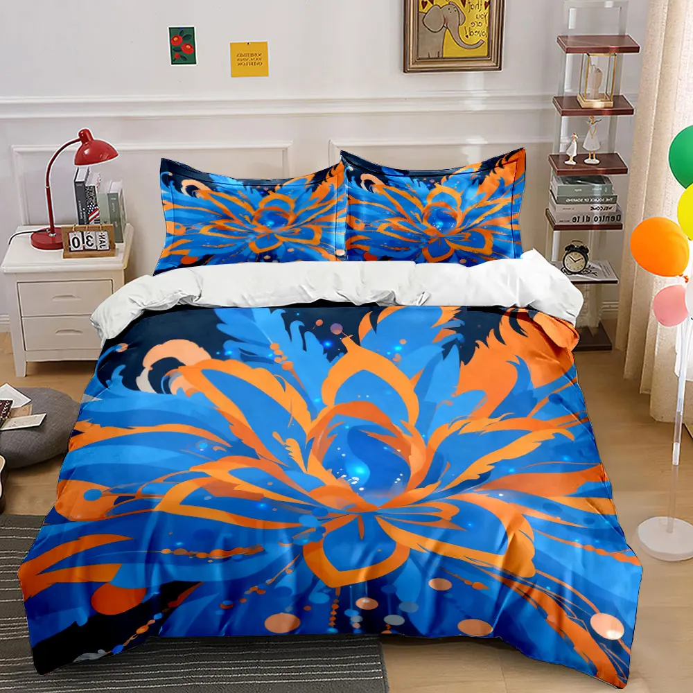 Colorful Floral Design Set Soft Comfortable Duvet Cover Bedding Set Included 1*Duvet Cover & 2*Pillowcases, gift
Colorful Floral Design Set Soft Comfortable Duvet Cover Bedding Set Included 1*Duvet Cover & 2*Pillowcases, gift