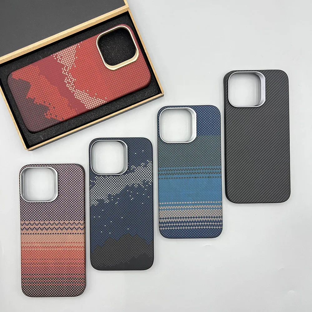 For iPhone 16 Pro Max phone case, carbon fiber Kevlar aramid fiber hard shell, lightweight business black protective cover 16pro
For iPhone 16 Pro Max phone case, carbon fiber Kevlar aramid fiber hard shell, lightweight business black protective cover 16pro