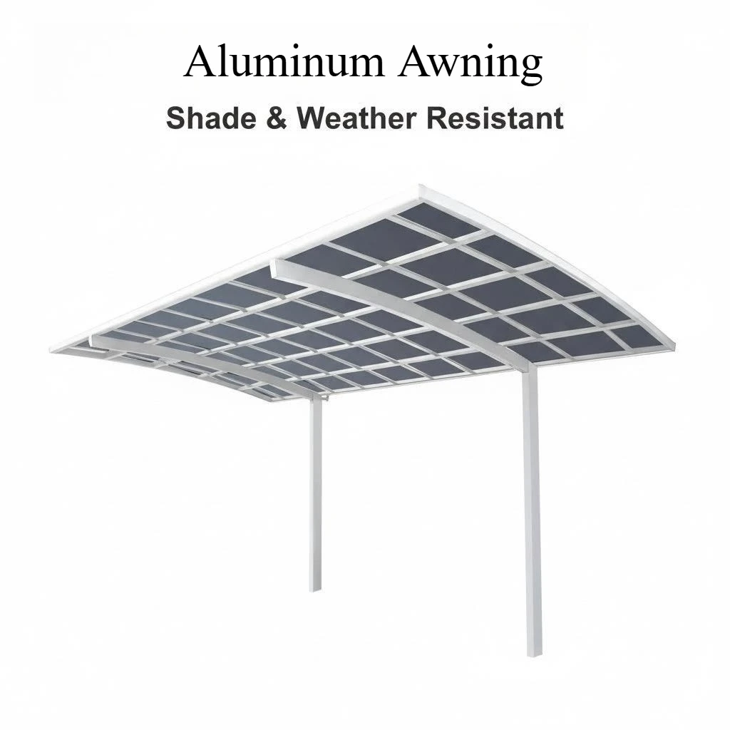 Aluminum Carport Single Car, Heavy Duty Waterproof Outdoor Parking Shelter with UV Protection for SUV
Aluminum Carport Single Car, Heavy Duty Waterproof Outdoor Parking Shelter with UV Protection for SUV