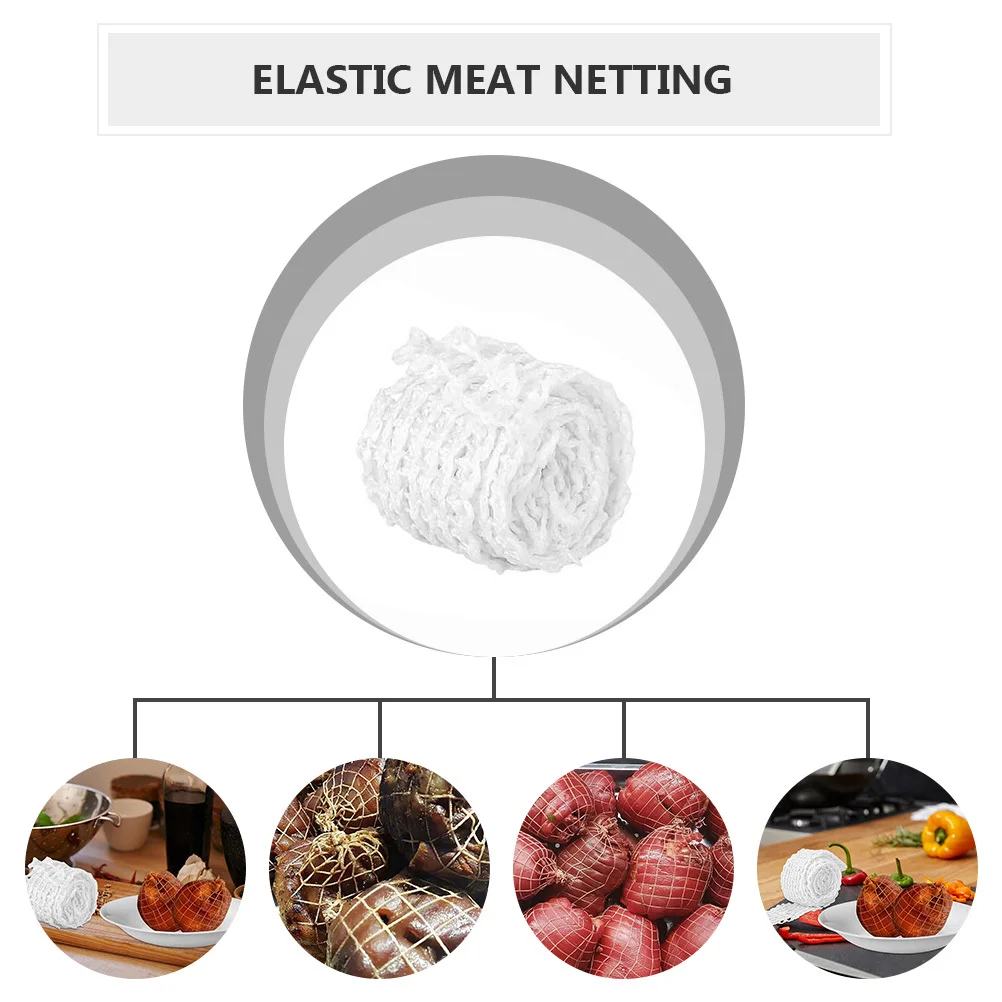 3pcs Meat Nets Sausage Ham Trussing Tools Food Packaging Wrap For Home Kitchen White Elastic Netting Rolls Tying Pig
3pcs Meat Nets Sausage Ham Trussing Tools Food Packaging Wrap For Home Kitchen White Elastic Netting Rolls Tying Pig