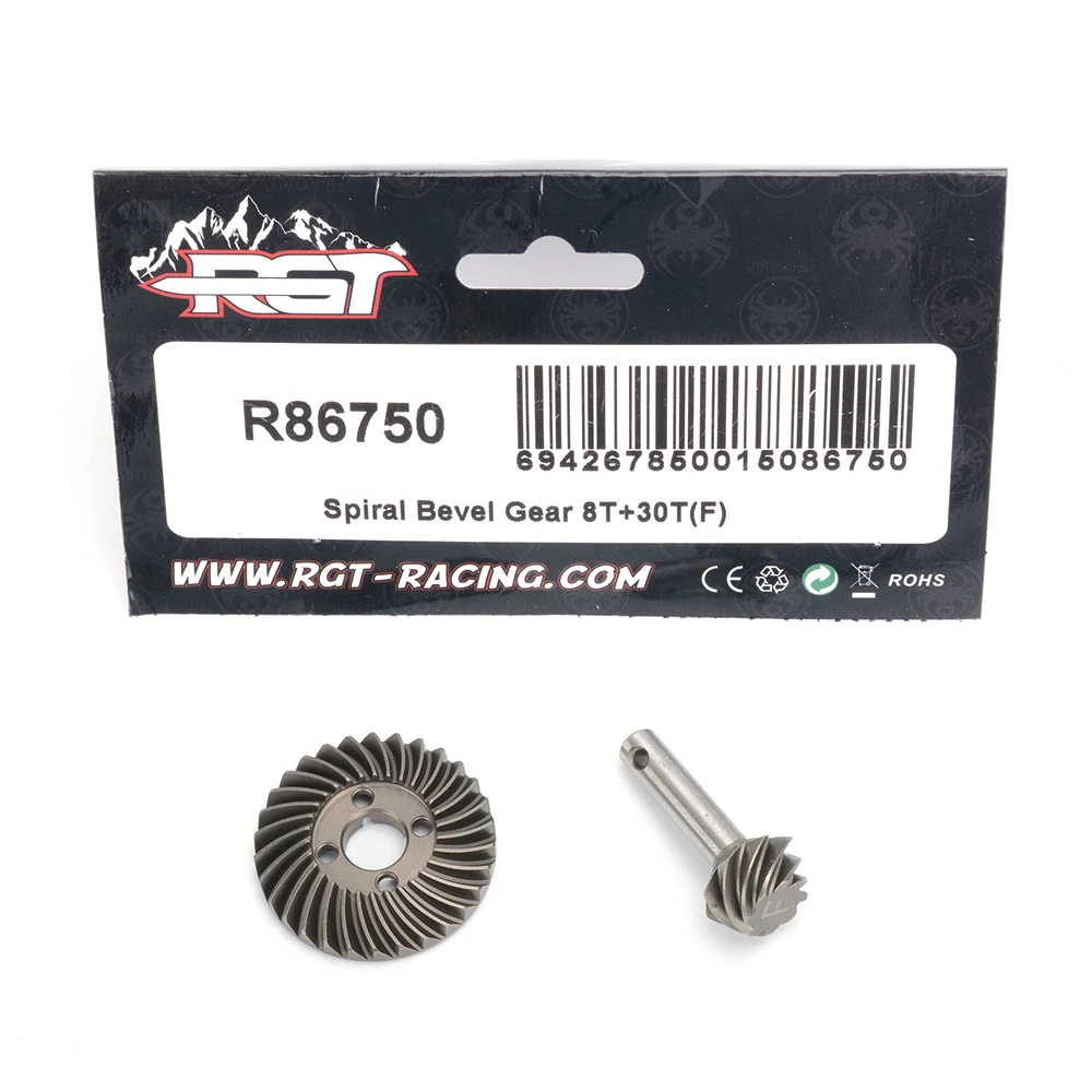 Запасные части RGT R86750/R86751, спиральная коническая шестерня 8T + 30T (передняя/задняя) для EX86130 Pro Runner, новый электрический дистанционный автомобиль 1/10
Запасные части RGT R86750/R86751, спиральная коническая шестерня 8T + 30T (передняя/задняя) для EX86130 Pro Runner, новый электрический дистанционный автомобиль 1/10