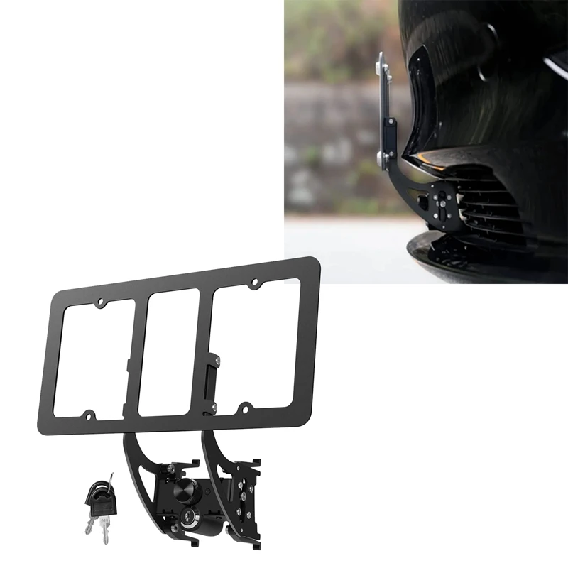 License Plate Holder For Tesla Model 3/Y 2017-2023 With Anti-Theft Features Front License Plate Bracket Mounting Kit Replacement
License Plate Holder For Tesla Model 3/Y 2017-2023 With Anti-Theft Features Front License Plate Bracket Mounting Kit Replacement
