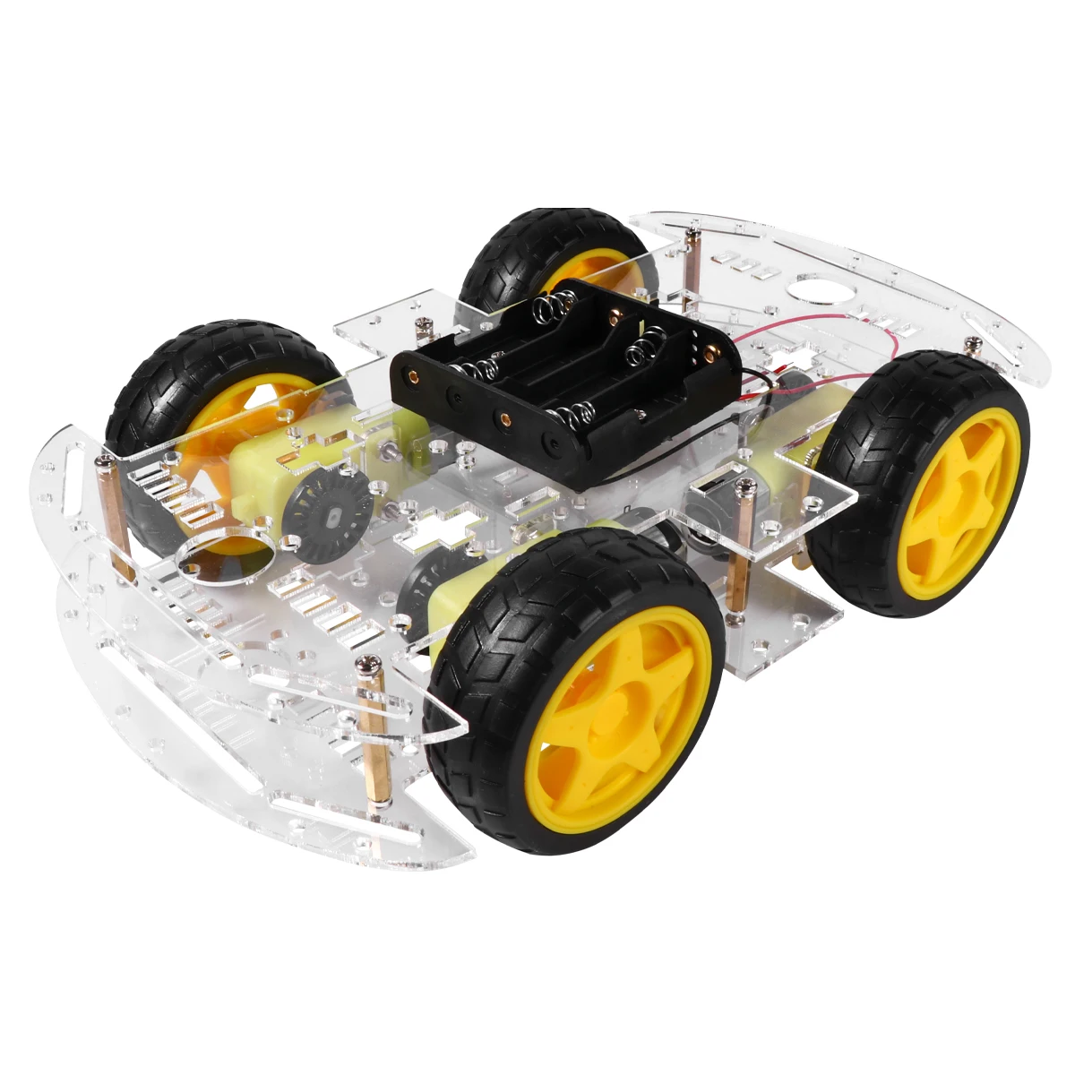 Smart Car Chassis Kit for Kids DIY Remote Control Robot Toy with 4 Motors Tracing Obstacle Avoidance Distance Testing
Smart Car Chassis Kit for Kids DIY Remote Control Robot Toy with 4 Motors Tracing Obstacle Avoidance Distance Testing