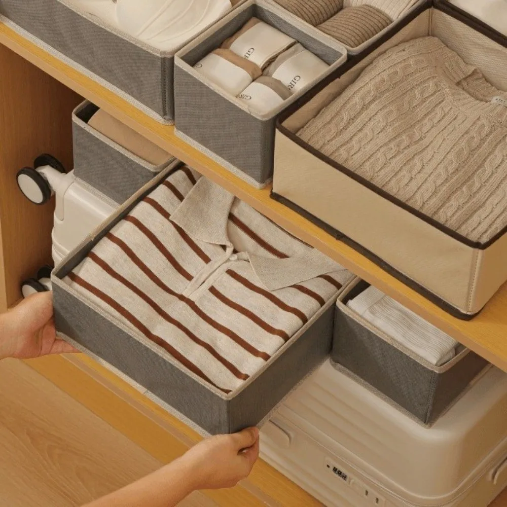 Складной дышащий органайзер для нижнего белья из нетканого материала без крышки, экономящий место, контейнер для хранения белья в шкафах
Складной дышащий органайзер для нижнего белья из нетканого материала без крышки, экономящий место, контейнер для хранения белья в шкафах