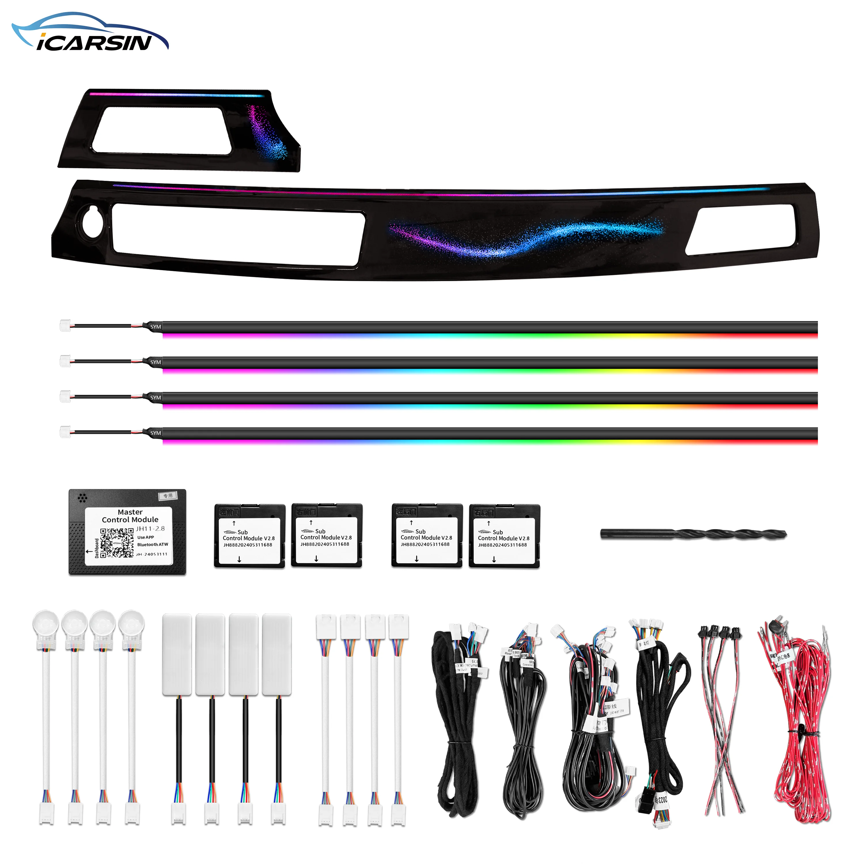 ICarsin 64 Colors Dynamic Ambient Light For BMW E90 2005-2012 3 Series Car Interior LED Lighting Upgrade Trim Accessories
ICarsin 64 Colors Dynamic Ambient Light For BMW E90 2005-2012 3 Series Car Interior LED Lighting Upgrade Trim Accessories