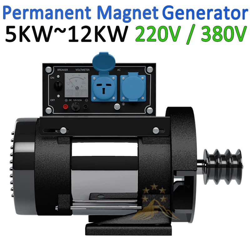 10KW REAL POWER PMG Permanent Magnet Electric Generator 220V 240V 380V 5KW 8KW Alternator 5000W 10000W Dynamo WIith Regulator
10KW REAL POWER PMG Permanent Magnet Electric Generator 220V 240V 380V 5KW 8KW Alternator 5000W 10000W Dynamo WIith Regulator