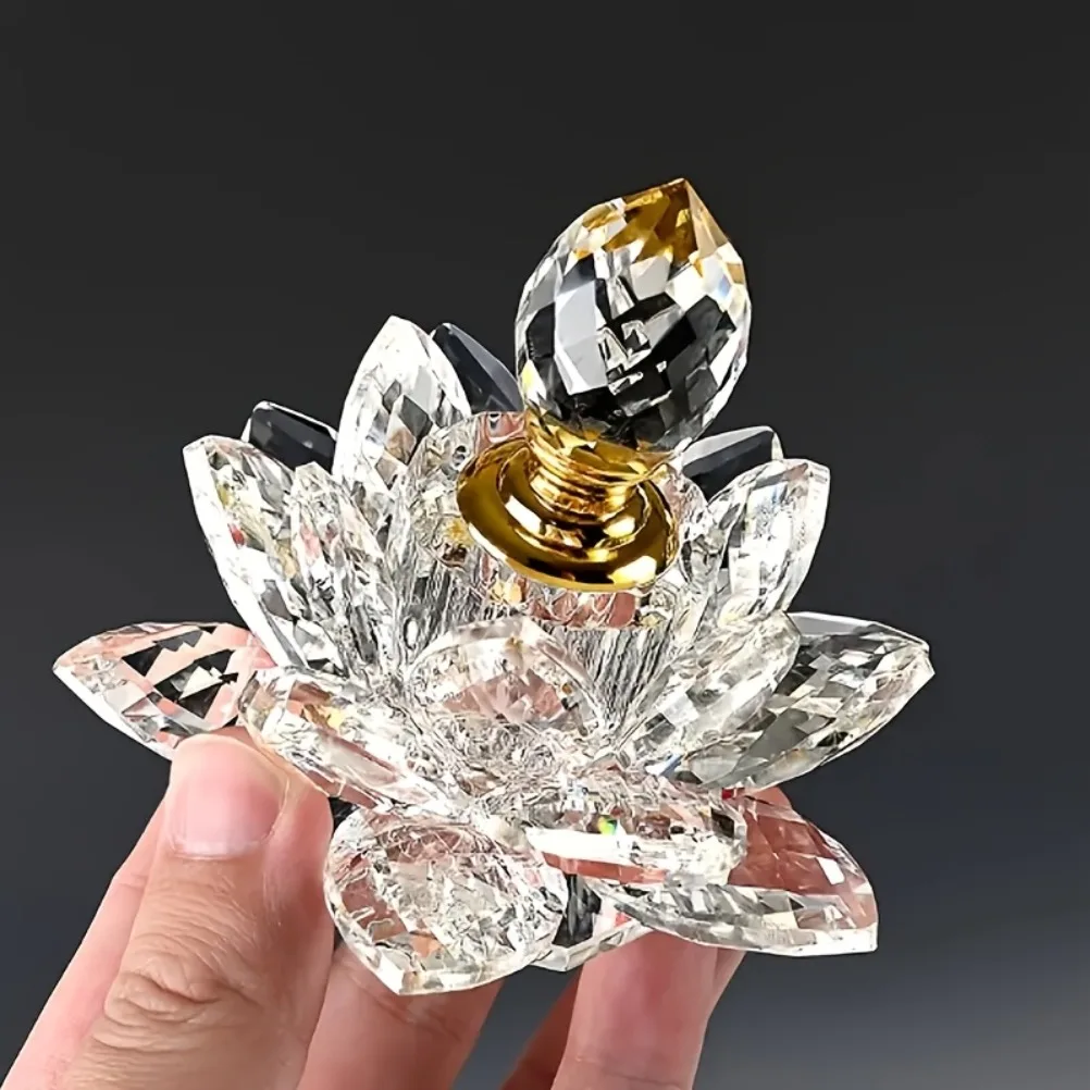 Creative Lotus Glass Perfume Bottle Crystal Decorative Desktop Decorations Home Desktop Decoration Bathroom Perfume Bottle
Creative Lotus Glass Perfume Bottle Crystal Decorative Desktop Decorations Home Desktop Decoration Bathroom Perfume Bottle