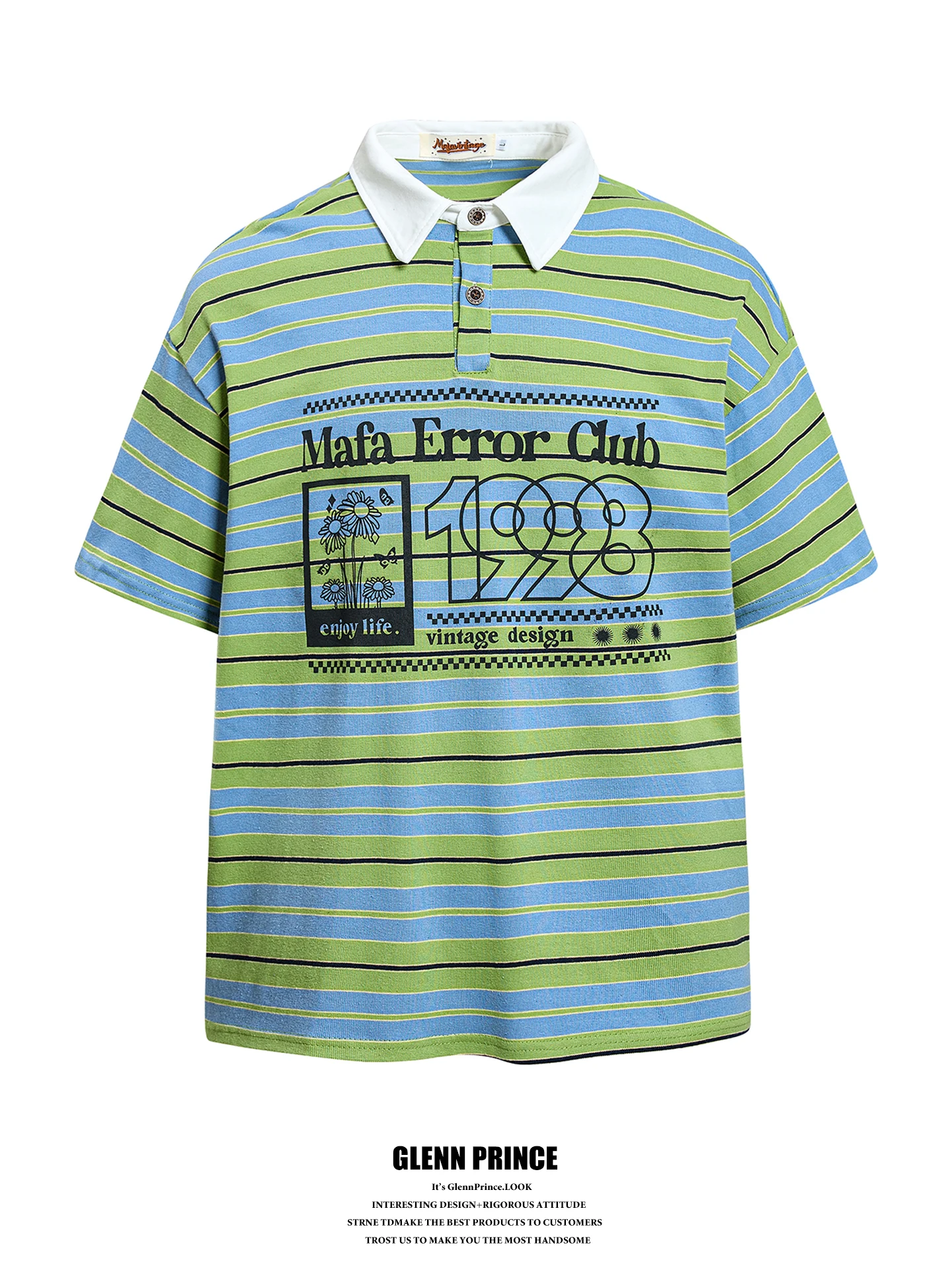 American Retro College Style Striped Short Sleeve Shirt Men's Casual T-Shirt Breathable Cotton Youth Fashion Summer Design
American Retro College Style Striped Short Sleeve Shirt Men's Casual T-Shirt Breathable Cotton Youth Fashion Summer Design
