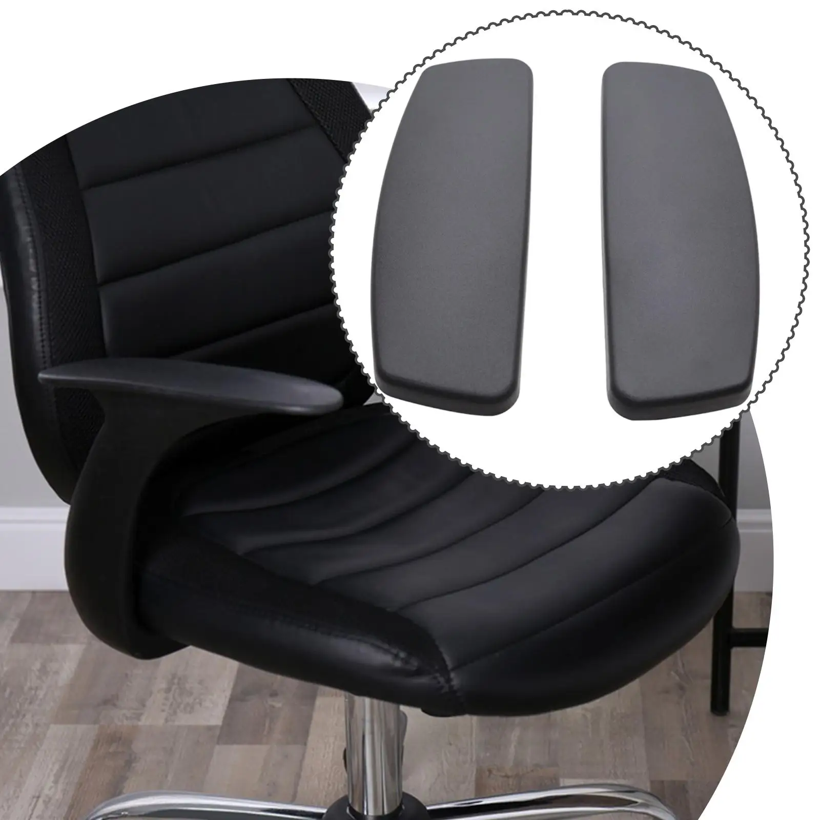 2Pcs Office Chair Replacement Arm Rest Pads Water Resistant Easy Installation with Mounting Hole Universal for Game Chair Accs
2Pcs Office Chair Replacement Arm Rest Pads Water Resistant Easy Installation with Mounting Hole Universal for Game Chair Accs