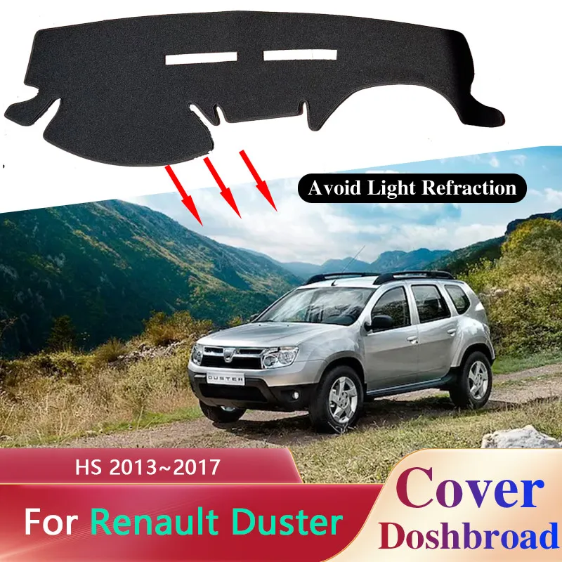 Dashboard Cover Board Mat Carpet for Renault Dacia Duster HS Nissan Terrano 2013~2017 Sunshade Pad Anti-sun Cushion Accessories
Dashboard Cover Board Mat Carpet for Renault Dacia Duster HS Nissan Terrano 2013~2017 Sunshade Pad Anti-sun Cushion Accessories