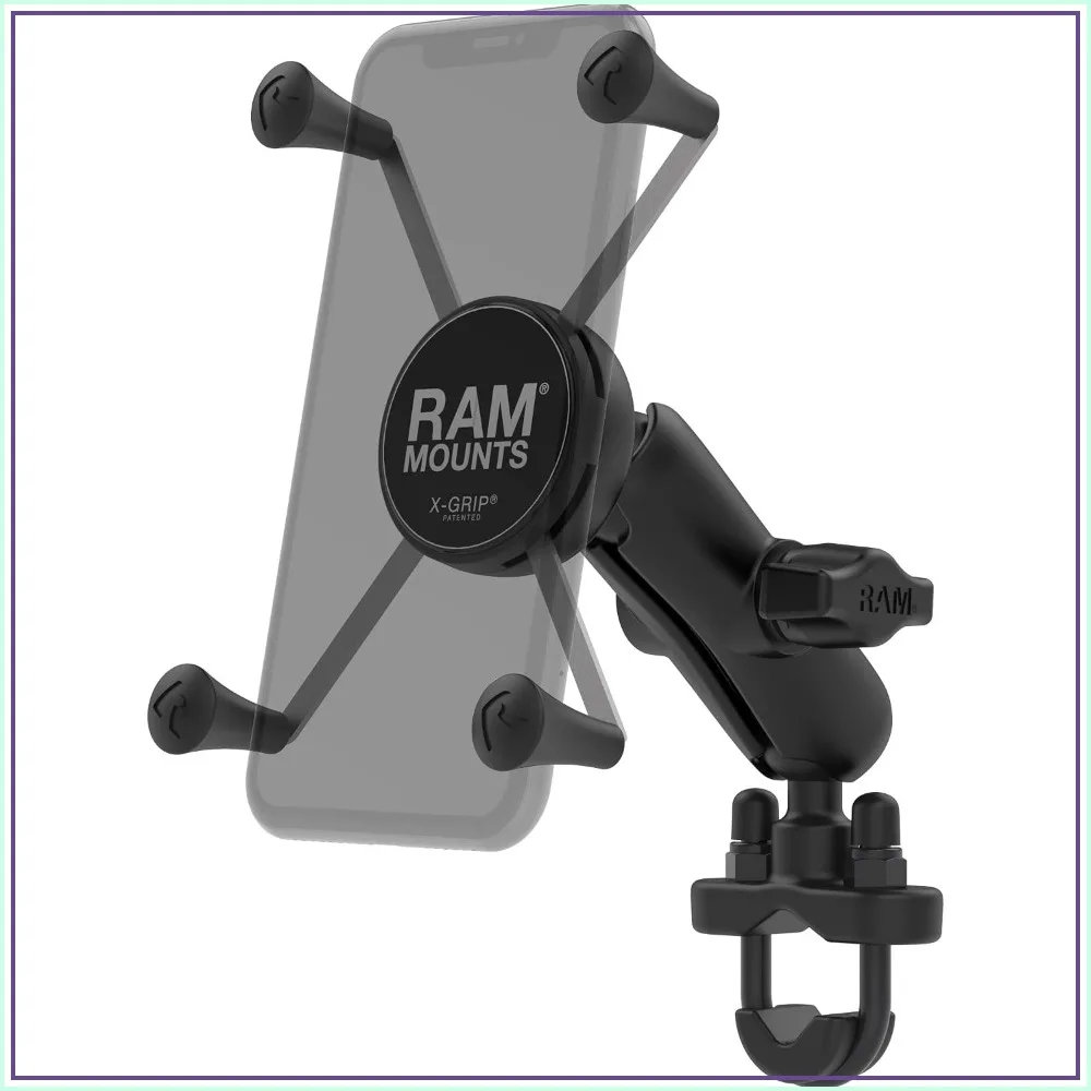 X-Grip Large Motorcycle Phone Mount with Handlebar U-Bolt Base, Medium Arm, Universal Smartphone Holder for Bike & ATV
X-Grip Large Motorcycle Phone Mount with Handlebar U-Bolt Base, Medium Arm, Universal Smartphone Holder for Bike & ATV