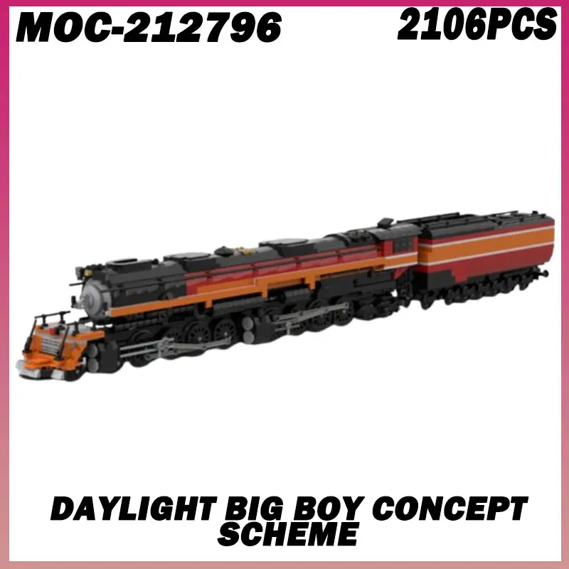 2106 шт. MOC- 212796 Деневной свет Big Boy Концепция Схема MOC Строительные блоки DIY Модель Кирпичи Высокая сложность Развивающая головоломка
2106 шт. MOC- 212796 Деневной свет Big Boy Концепция Схема MOC Строительные блоки DIY Модель Кирпичи Высокая сложность Развивающая головоломка