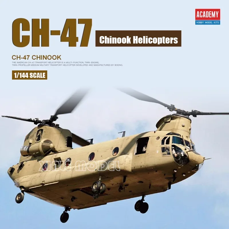 Academy Assembled Aircraft Model Kit 12624 Boeing CH-47D/F/J/HC.Mk.1 Chinook Helicopters /144
Academy Assembled Aircraft Model Kit 12624 Boeing CH-47D/F/J/HC.Mk.1 Chinook Helicopters /144