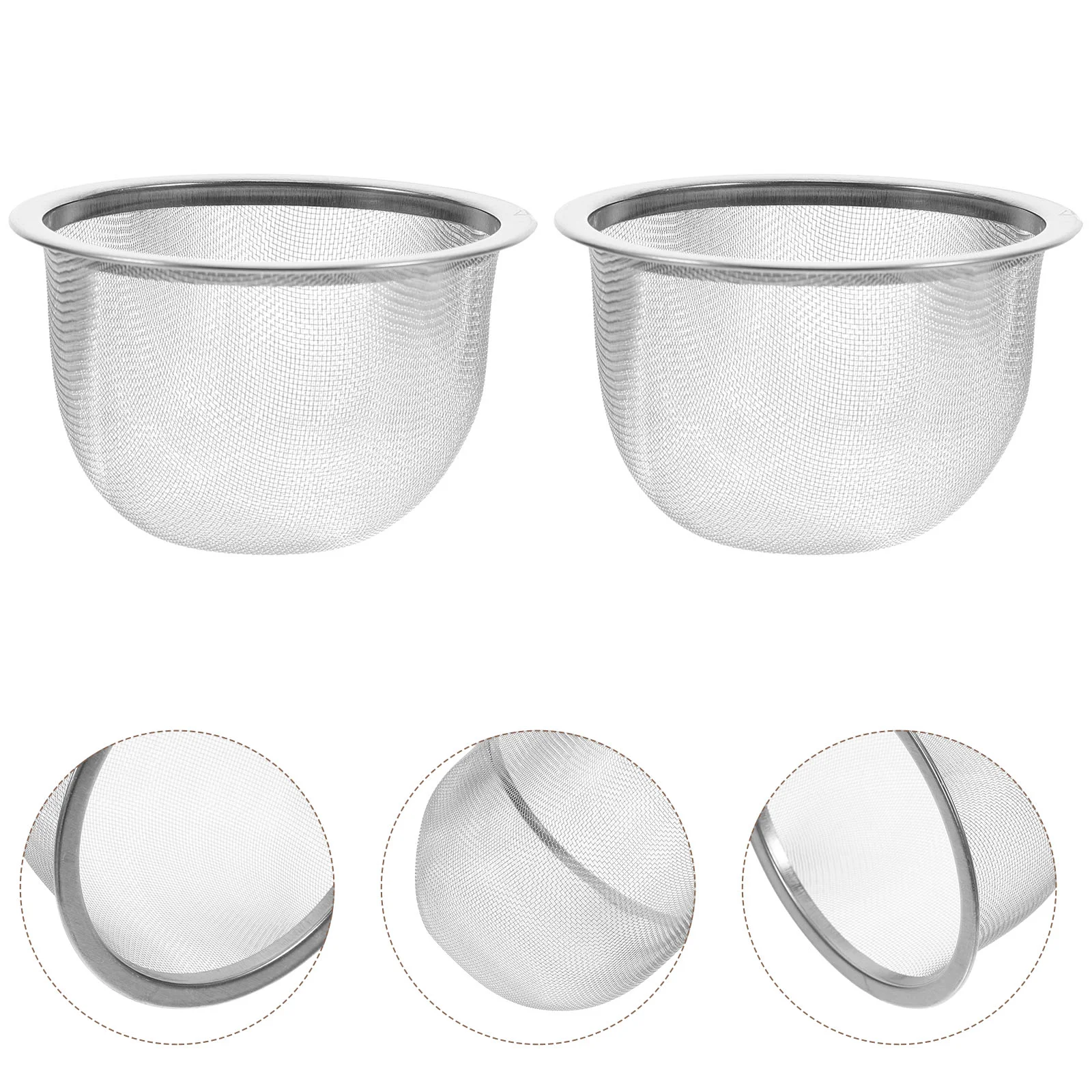 4 Pcs Teapot Strainer Filter Insert Stainless Steel Milk Strainers Residue Travel Loose Leaf Infuser
4 Pcs Teapot Strainer Filter Insert Stainless Steel Milk Strainers Residue Travel Loose Leaf Infuser