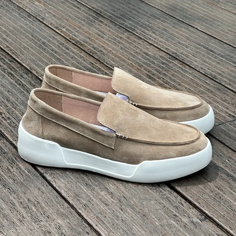 New Design Handcrafted Cow Suede Loafers Men Flats Soft Slip-On Casual Driving Shoes Streetwear Hiking Skate Shoes
New Design Handcrafted Cow Suede Loafers Men Flats Soft Slip-On Casual Driving Shoes Streetwear Hiking Skate Shoes