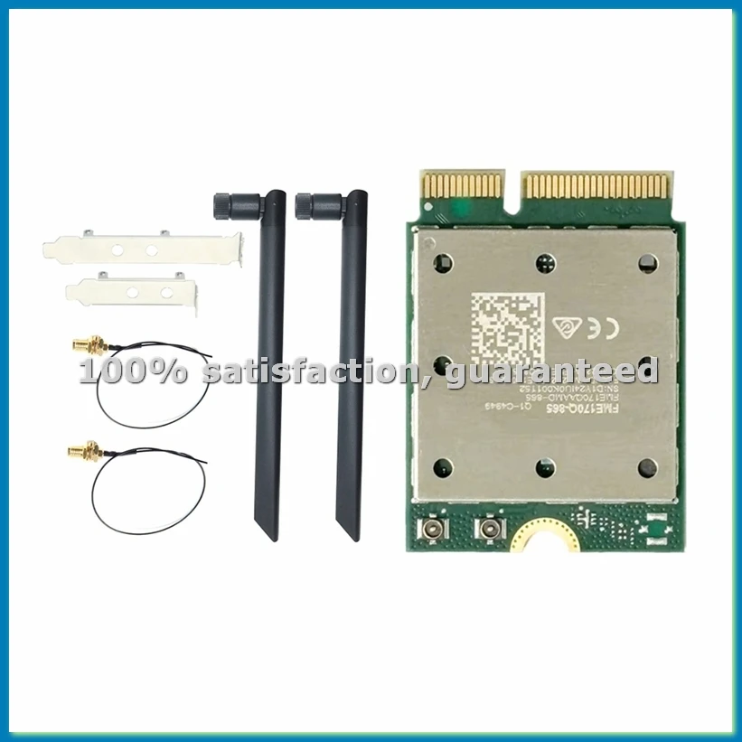WiFi7 QCNCM865 Bluetooth 5.4 Wireless Network Card Tri Band 2.4G/5G/6Ghz 5800M M.2 NGFF Wireless Network Adapter-A31R
WiFi7 QCNCM865 Bluetooth 5.4 Wireless Network Card Tri Band 2.4G/5G/6Ghz 5800M M.2 NGFF Wireless Network Adapter-A31R