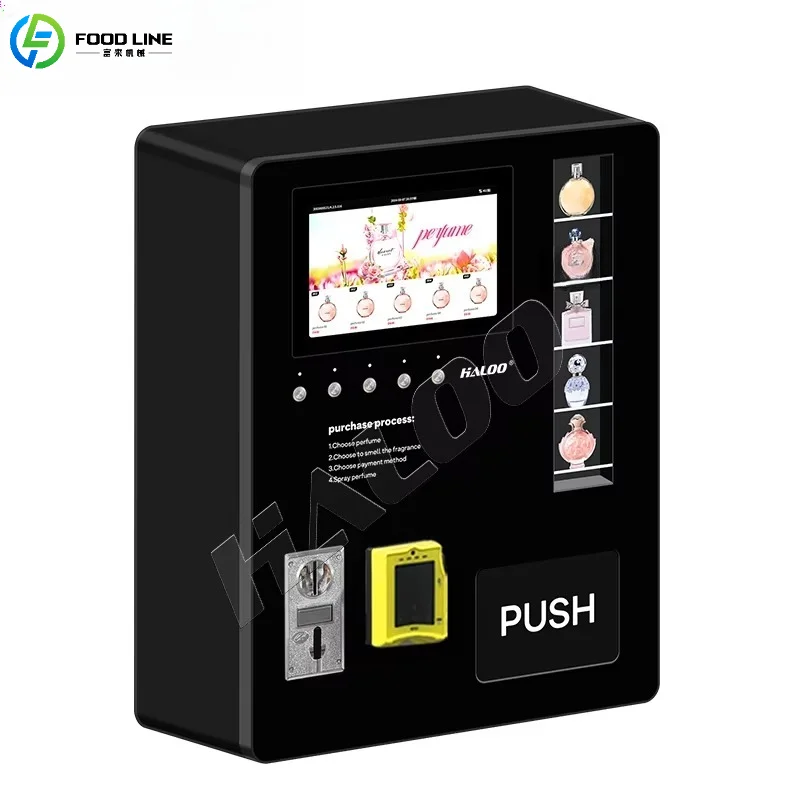 Автомат для продажи парфюмерии с сенсорным экраном, большой емкостью, вертикальной установкой, поддержкой различных способов оплаты, полноразмерный, с функцией дозирования ароматов
Автомат для продажи парфюмерии с сенсорным экраном, большой емкостью, вертикальной установкой, поддержкой различных способов оплаты, полноразмерный, с функцией дозирования ароматов