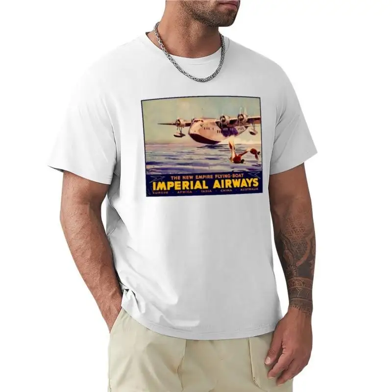 IMPERIAL AIRWAYS : Flying Boat Travel Advertising Print T-Shirt black t shirt graphic t shirt clothes for men
IMPERIAL AIRWAYS : Flying Boat Travel Advertising Print T-Shirt black t shirt graphic t shirt clothes for men