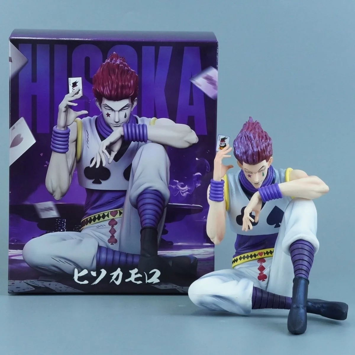 В наличии HUNTER×HUNTER Фигурки Hisoka 13,5 см Поза сидения Hisoka ПВХ Фигурки GK Модель автомобиля Игрушки Подарок
В наличии HUNTER×HUNTER Фигурки Hisoka 13,5 см Поза сидения Hisoka ПВХ Фигурки GK Модель автомобиля Игрушки Подарок