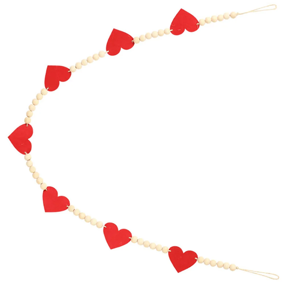 Red Heart Decor Decorations For Home Beads Hanging Wood Beads Decor Home Party Wall Hanging Festive Atmosphere
Red Heart Decor Decorations For Home Beads Hanging Wood Beads Decor Home Party Wall Hanging Festive Atmosphere