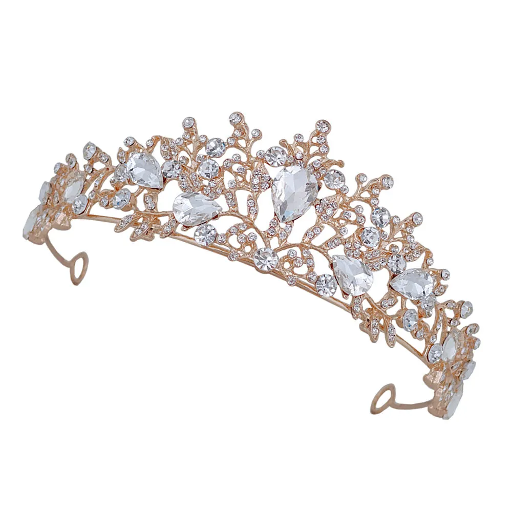 Luxury Crown Tiara for Women Shiny Crystal Decorative Headband Bridal Wedding Anniversary Celebration Party Costume Prop Tiara
Luxury Crown Tiara for Women Shiny Crystal Decorative Headband Bridal Wedding Anniversary Celebration Party Costume Prop Tiara
