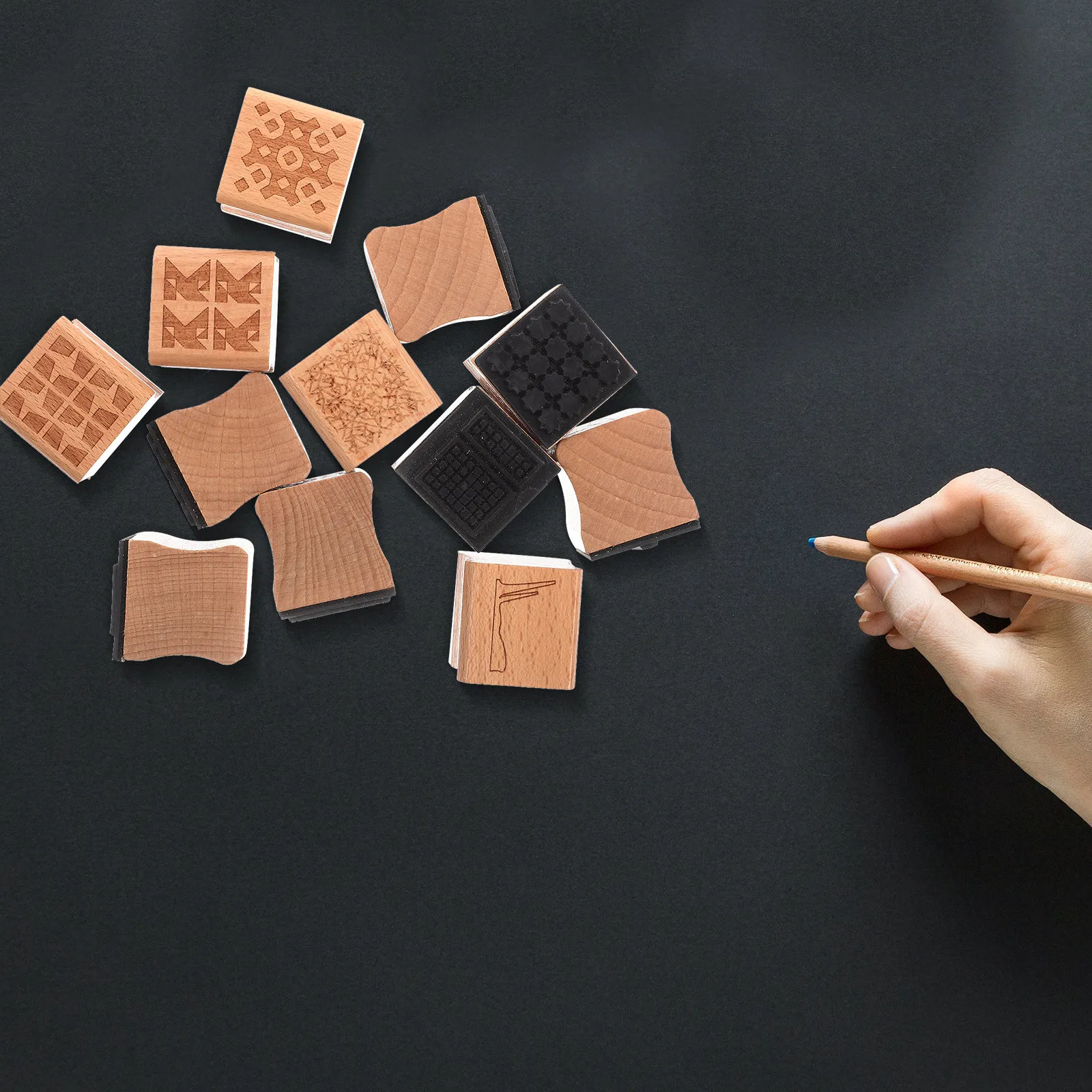 1Set Wooden Stamps Creative Wood Rubber Stamp Set Decorative DIY Scrapbook Craft Making Stamps Kids Game Scrapbooking Tools
1Set Wooden Stamps Creative Wood Rubber Stamp Set Decorative DIY Scrapbook Craft Making Stamps Kids Game Scrapbooking Tools