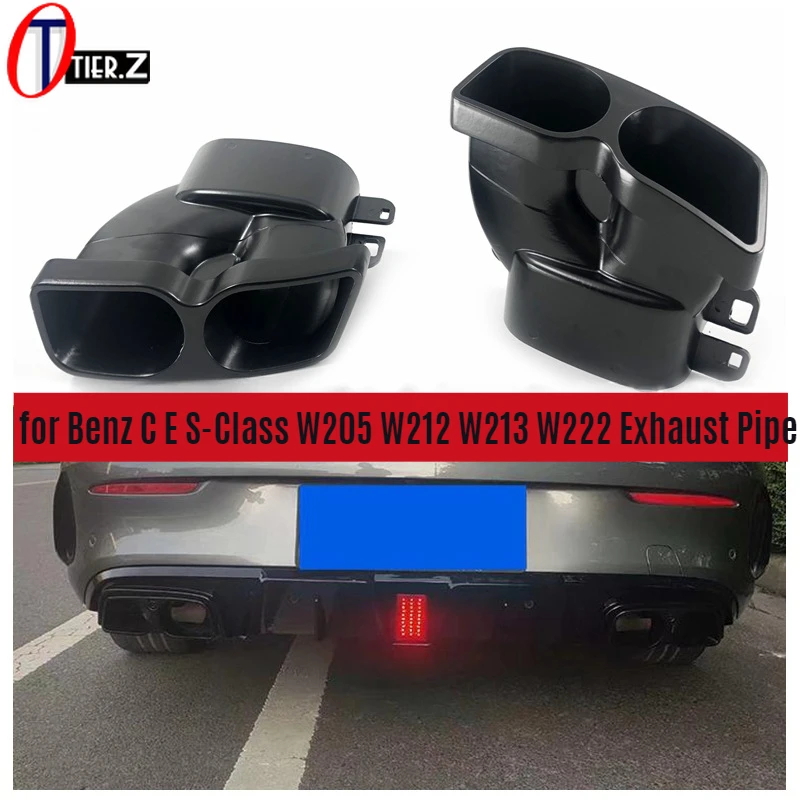 Suitable for Mercedes Benz C E S-Class W205 W212 W213 W222 Exhaust Pipe Muffler Exhausts Tips Carbon Look Tailpipe Accessories
Suitable for Mercedes Benz C E S-Class W205 W212 W213 W222 Exhaust Pipe Muffler Exhausts Tips Carbon Look Tailpipe Accessories