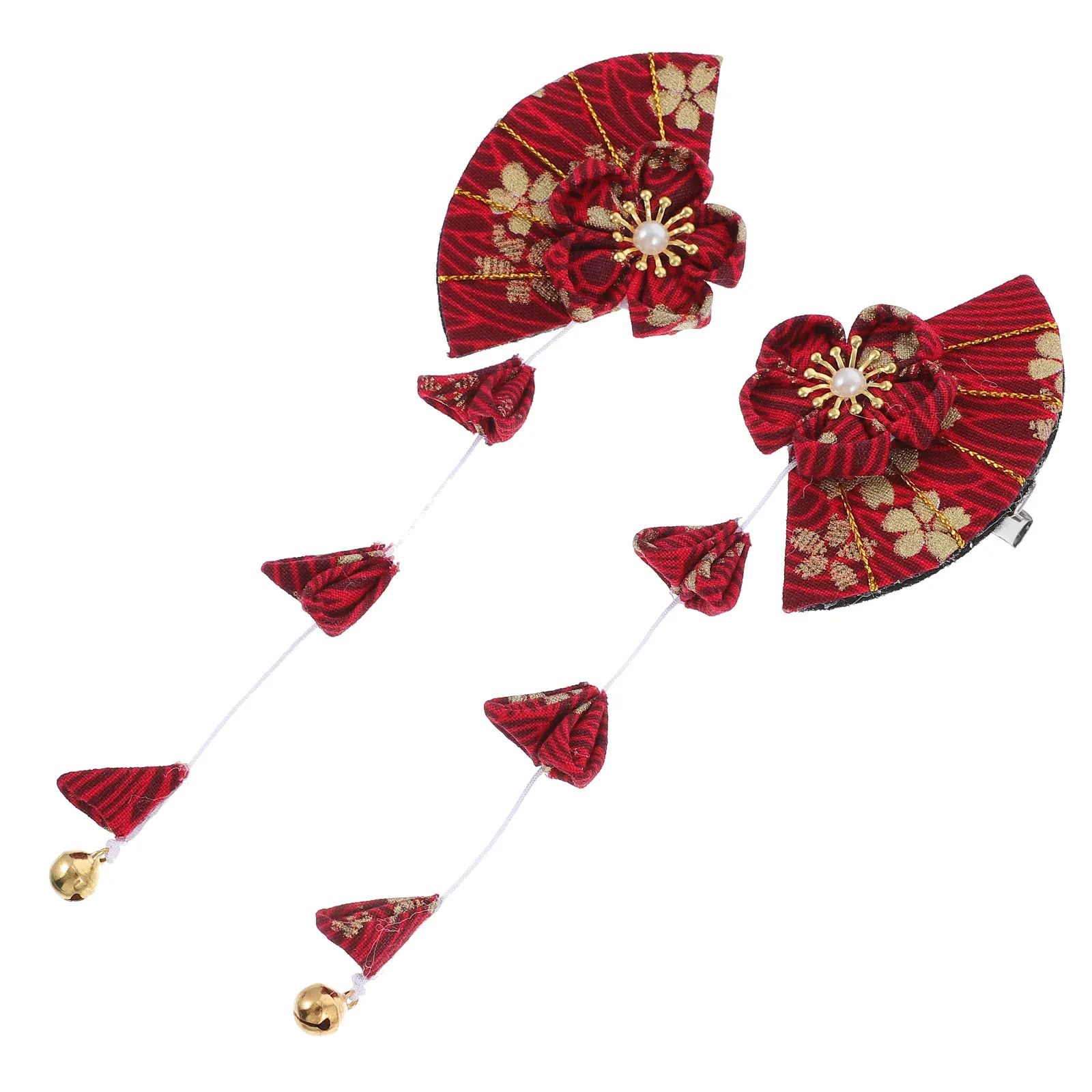 Cherry Blossom Hairpin Jewelry Fans Barrette Barrettes Bronzing Japanese Ornaments Fabric Accessory Miss Accessories for Girls
Cherry Blossom Hairpin Jewelry Fans Barrette Barrettes Bronzing Japanese Ornaments Fabric Accessory Miss Accessories for Girls