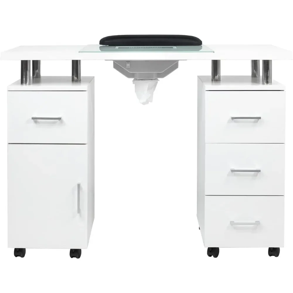 Manicure Table GLASS GLOW WHITE II Salon Nail Table Salon Furniture & Equipment.
Manicure Table GLASS GLOW WHITE II Salon Nail Table Salon Furniture & Equipment.
