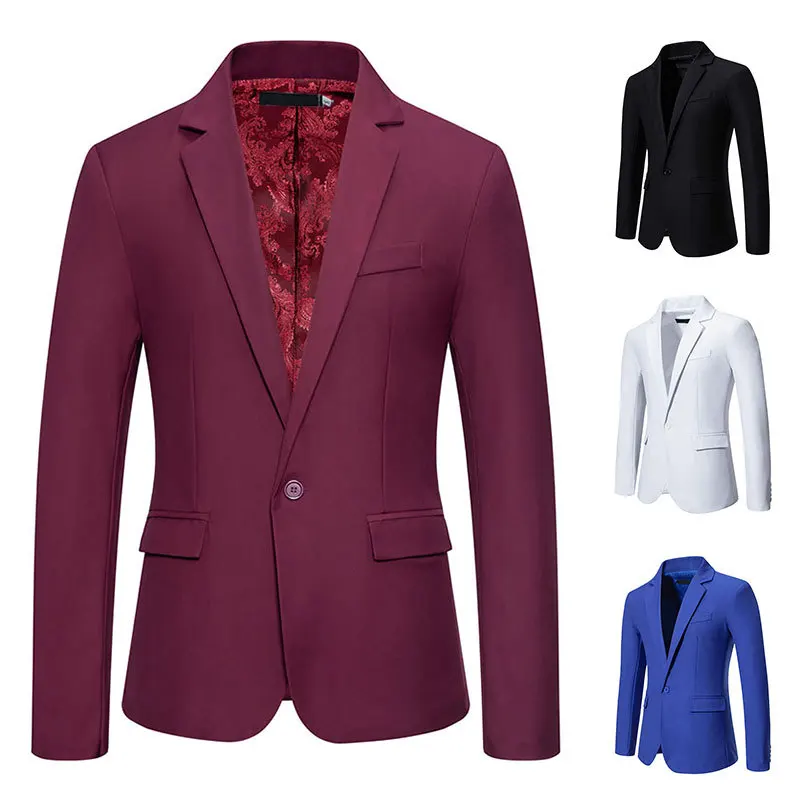 2024 Spring Foreign Trade New Men's Solid Color Casual Suit Coat Men's Wedding Casual Slim Fit Suit
2024 Spring Foreign Trade New Men's Solid Color Casual Suit Coat Men's Wedding Casual Slim Fit Suit