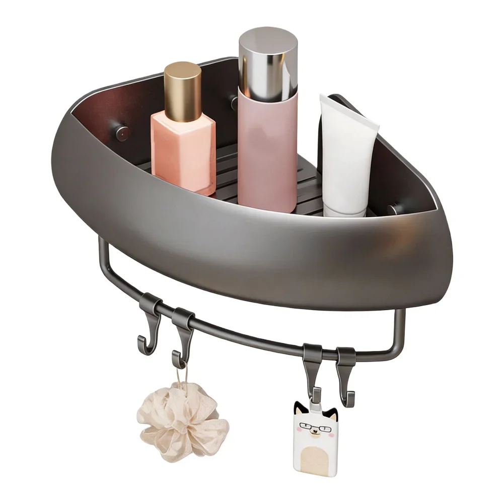 For Shower For Sink Triangular Shelf No-drill Corner Rack Small Bathroom Storage Easy Installation Moisture Resistant
For Shower For Sink Triangular Shelf No-drill Corner Rack Small Bathroom Storage Easy Installation Moisture Resistant