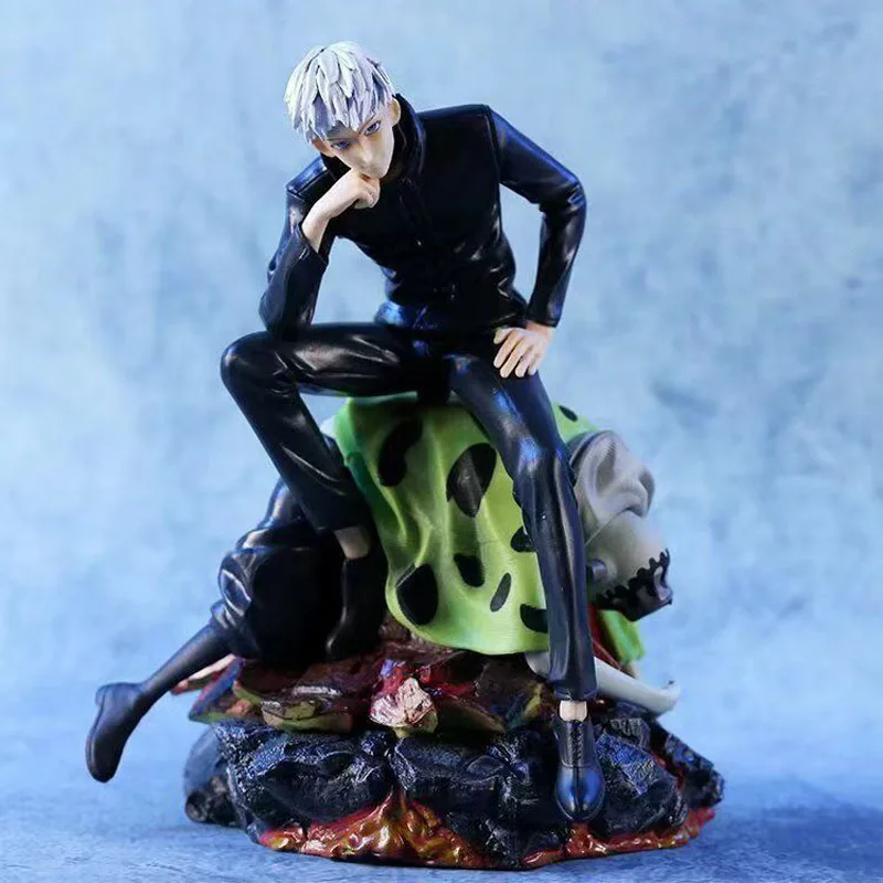 Jujutsu Kaisen Anime Figure Sitting Posture Gojo Satoru Statue Toys Model Doll PVC Ornaments Birthday Gift
Jujutsu Kaisen Anime Figure Sitting Posture Gojo Satoru Statue Toys Model Doll PVC Ornaments Birthday Gift