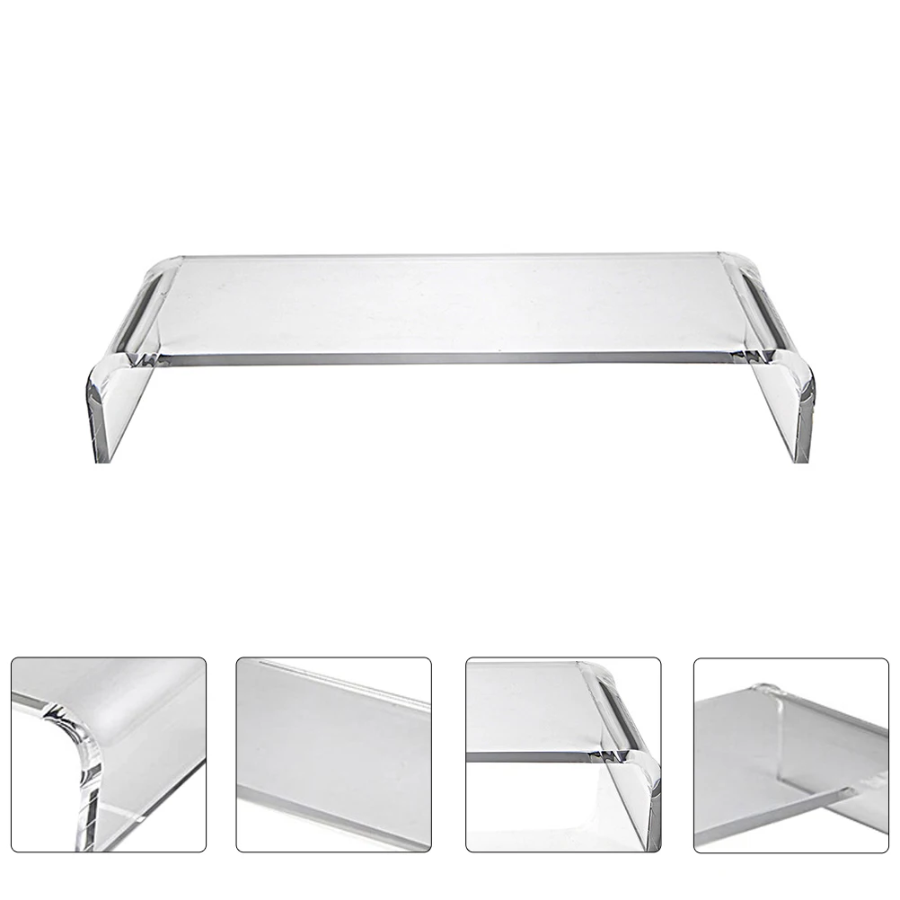 Transparent Acrylic Monitor Stand 40x20x10cm Eye Neck Strain Relief Laptop Desk Organizer Storage Riser White Anti Peel
Transparent Acrylic Monitor Stand 40x20x10cm Eye Neck Strain Relief Laptop Desk Organizer Storage Riser White Anti Peel