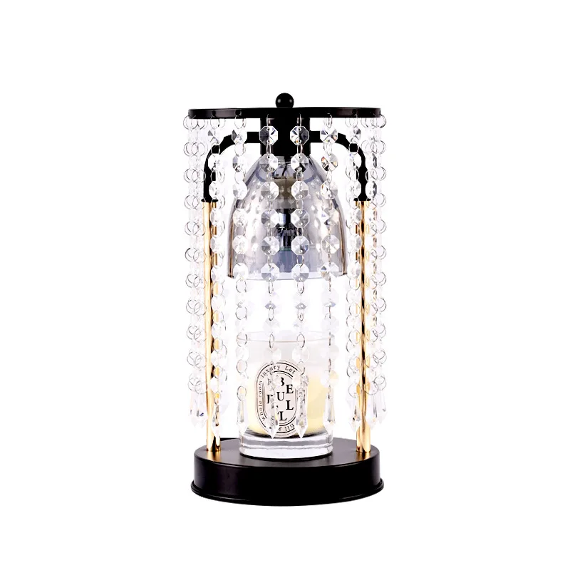 Aromatherapy, wax melting lamp, glass lampshade, home wrought iron decorative desk lamp
Aromatherapy, wax melting lamp, glass lampshade, home wrought iron decorative desk lamp