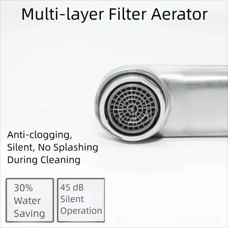 180° Rotation Wall Mount Sink Tap Non-slip Handle Rustproof Kitchen Faucet Soft Water Flows Easy Installation
180° Rotation Wall Mount Sink Tap Non-slip Handle Rustproof Kitchen Faucet Soft Water Flows Easy Installation