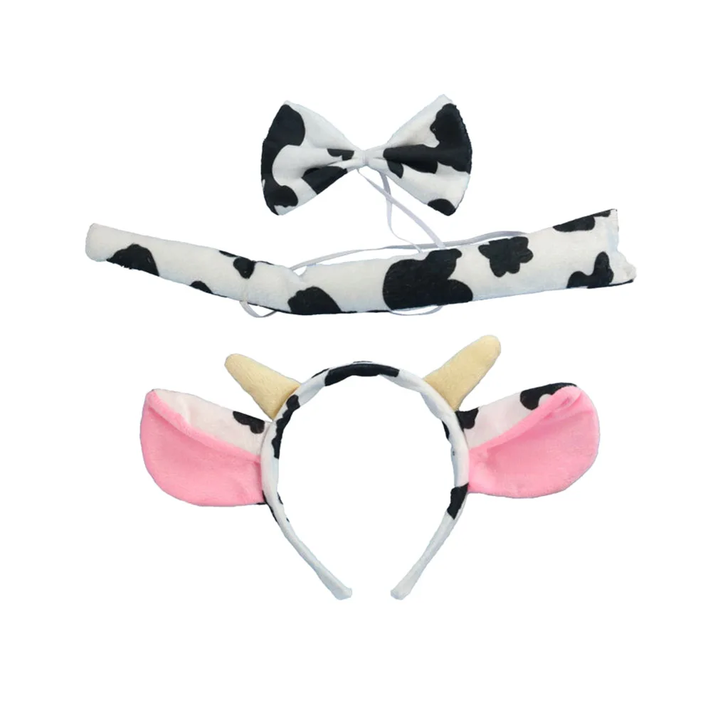 3pcs Headband Ears Tail Halloween Costume Accessories Kids Animal Halloween Cow Costume Prop Cosplay Christmas Masquerade
3pcs Headband Ears Tail Halloween Costume Accessories Kids Animal Halloween Cow Costume Prop Cosplay Christmas Masquerade