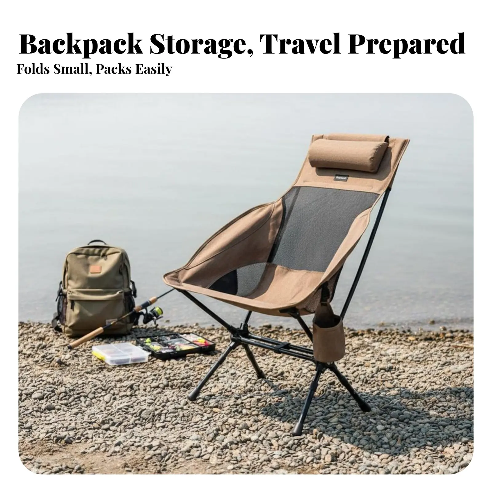 Складное кресло Highrear Moon Chair: легкое, с эргономичным дизайном для кемпинга, рыбалки, пляжа
Складное кресло Highrear Moon Chair: легкое, с эргономичным дизайном для кемпинга, рыбалки, пляжа