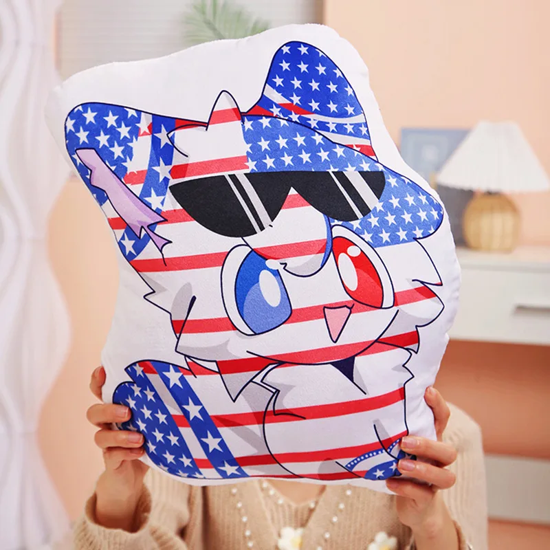 45cm Cartoon Cat Plush Throw Pillow Toy Five Permanent Members of United Nations Kittey Plushies Doll Cushion Anime Soft Toys
45cm Cartoon Cat Plush Throw Pillow Toy Five Permanent Members of United Nations Kittey Plushies Doll Cushion Anime Soft Toys