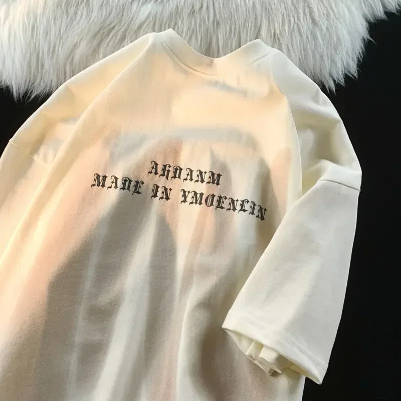Men and Women Short Sleeved Loose Casual T-shirt American Fashion Brand Creative Printing Pure Cotton Hip Hop Couple Top Summer
Men and Women Short Sleeved Loose Casual T-shirt American Fashion Brand Creative Printing Pure Cotton Hip Hop Couple Top Summer