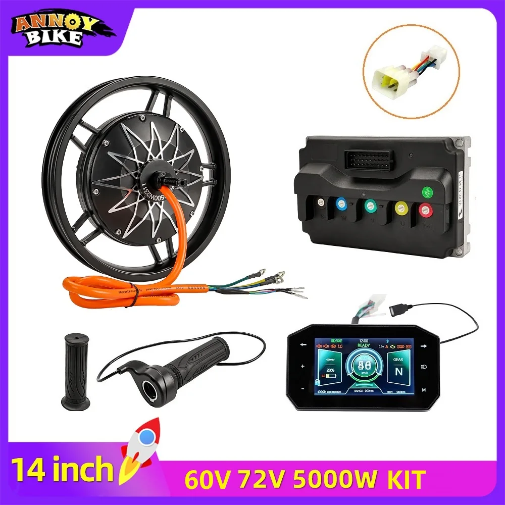 14-дюймовый бесщеточный мотор-колесо высокой скорости 5000 Вт с контроллером и LCD-дисплеем CarPlay, комплект для электросамоката и электровелосипеда
14-дюймовый бесщеточный мотор-колесо высокой скорости 5000 Вт с контроллером и LCD-дисплеем CarPlay, комплект для электросамоката и электровелосипеда