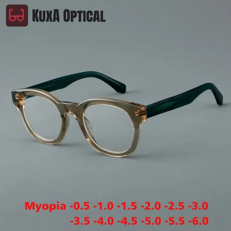 KUXA Individual Cat Eye Acetate Myopia Glasses Woman Artsy Vintage Frames Anti Blue Prescription Custom Eyewear -0.5 TO -6.0
KUXA Individual Cat Eye Acetate Myopia Glasses Woman Artsy Vintage Frames Anti Blue Prescription Custom Eyewear -0.5 TO -6.0