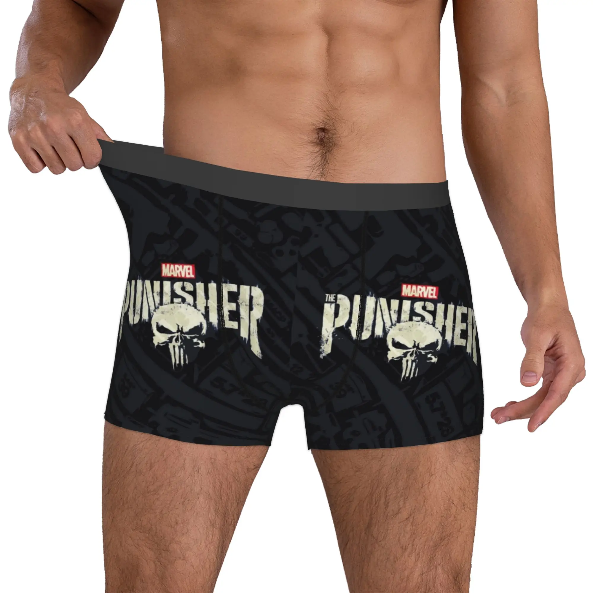 Customized Male Novelty P-Punisheres Underwear Superhero Boxer Briefs Breathable Shorts Panties Underpants
Customized Male Novelty P-Punisheres Underwear Superhero Boxer Briefs Breathable Shorts Panties Underpants