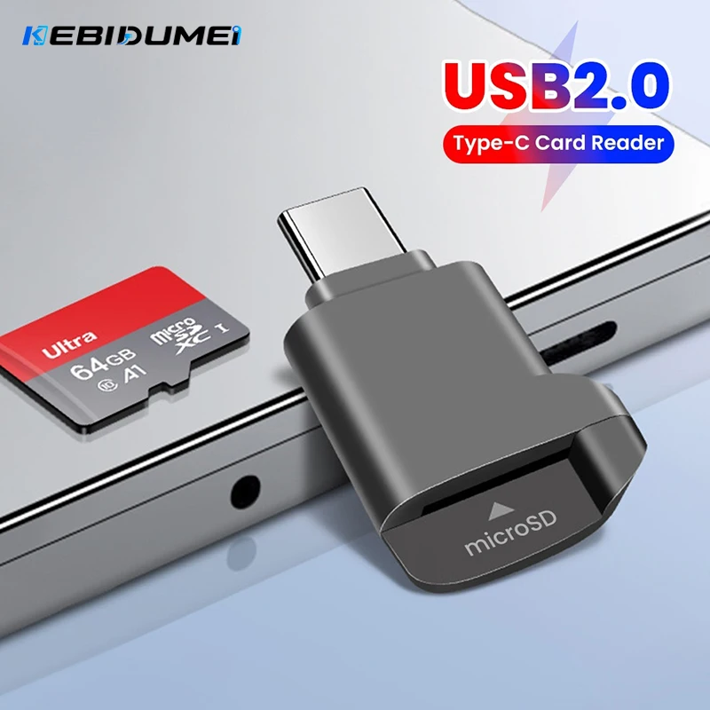 KEBIDUMEI USB C 2.0 Mini TF Card Reader External Storage Type-C Mini TF Card Reader For iPhone Black Stretch for Memory Stick
KEBIDUMEI USB C 2.0 Mini TF Card Reader External Storage Type-C Mini TF Card Reader For iPhone Black Stretch for Memory Stick