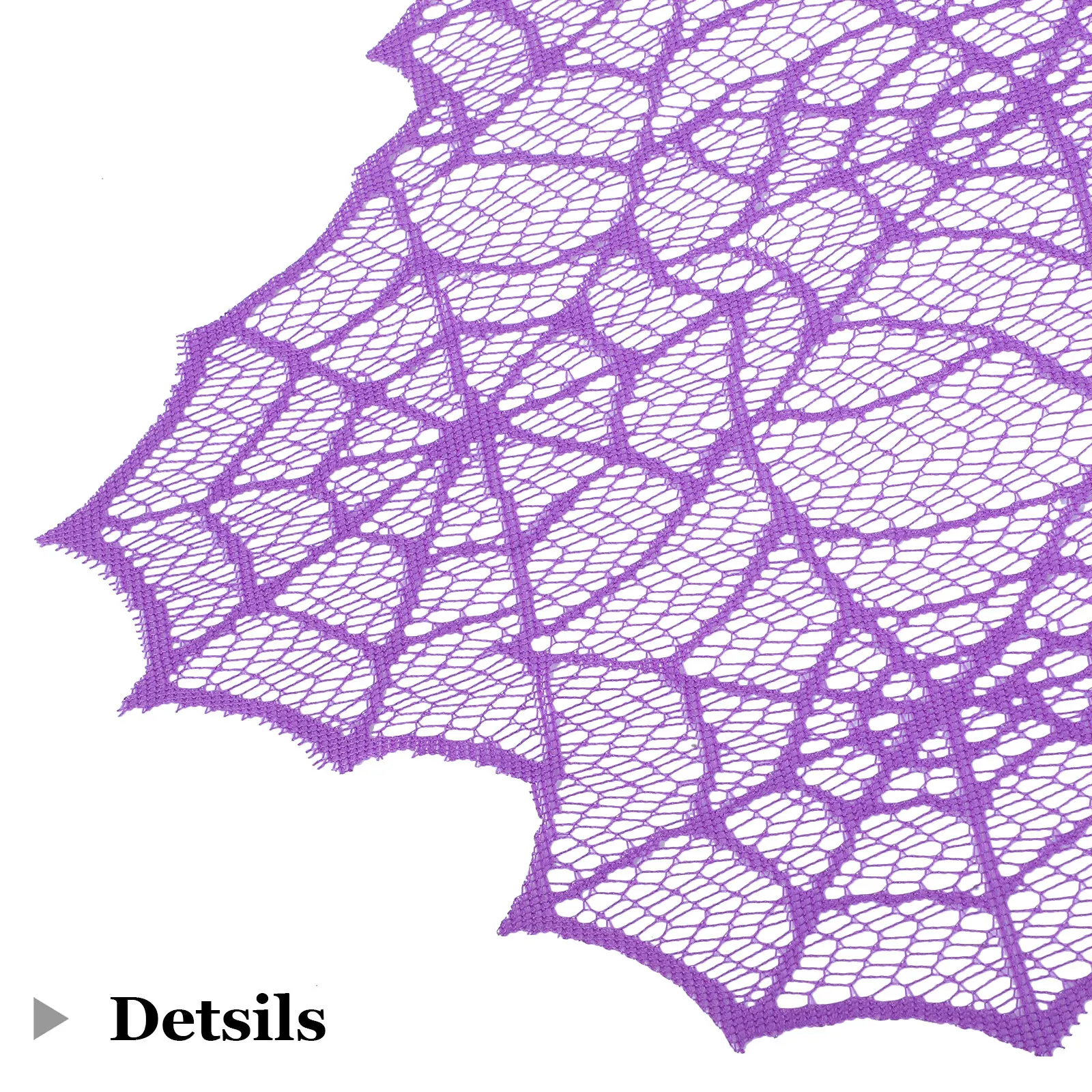 Halloween Lace Spider Web Table Banner Purple Decorative Table Runner for Party Fireplace Cover Spider Web Tablecloth
Halloween Lace Spider Web Table Banner Purple Decorative Table Runner for Party Fireplace Cover Spider Web Tablecloth