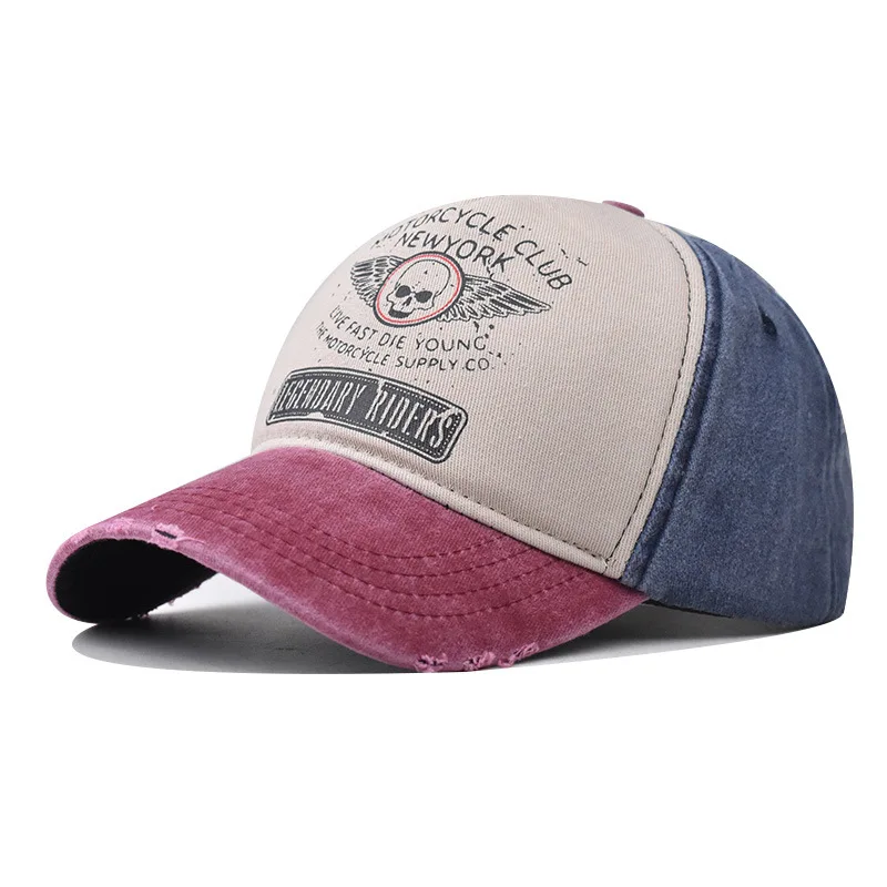 Pure Cotton Washed Skull Print Baseball Cap Snapback Hat Unisex Vintage New York Dad Hat
Pure Cotton Washed Skull Print Baseball Cap Snapback Hat Unisex Vintage New York Dad Hat