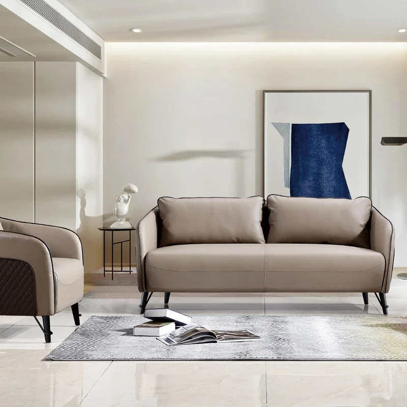Light coffee color modern simple administrative front desk office sofa multifunctional combination office furniture
Light coffee color modern simple administrative front desk office sofa multifunctional combination office furniture