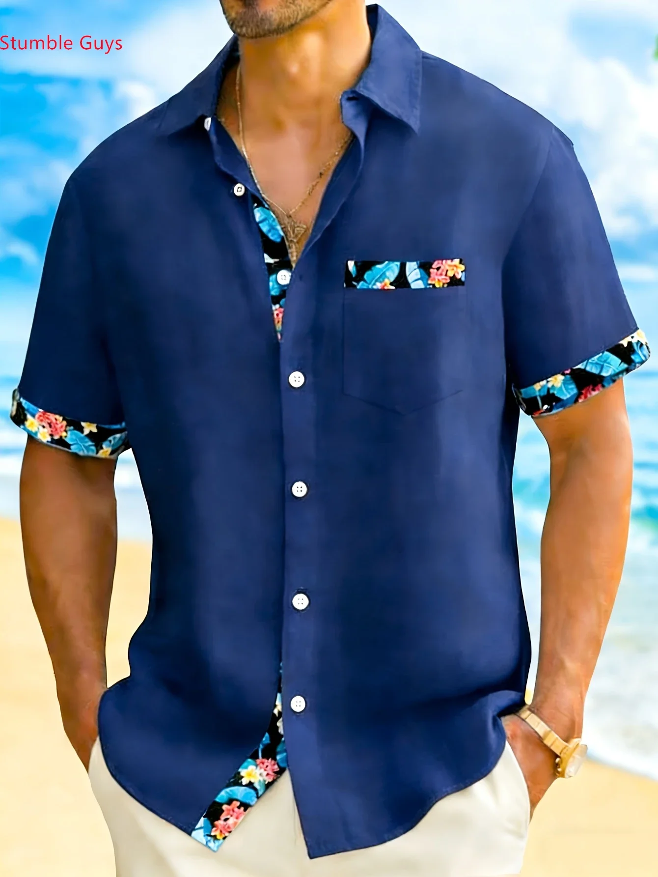 Men's Fashion Beach Party Shirt SummerMan Women Short Sleeve Hawaiian Casual Print Breathable Holiday Tops
Men's Fashion Beach Party Shirt SummerMan Women Short Sleeve Hawaiian Casual Print Breathable Holiday Tops