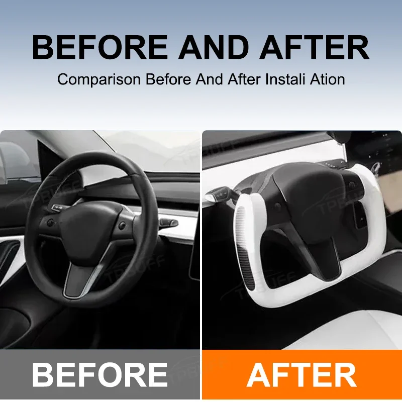 Yoke Handle Steering Wheel 350mm for Tesla Model Y 3 With Heating Model X Style Personalized Racing Leather Carbon Fiber
Yoke Handle Steering Wheel 350mm for Tesla Model Y 3 With Heating Model X Style Personalized Racing Leather Carbon Fiber